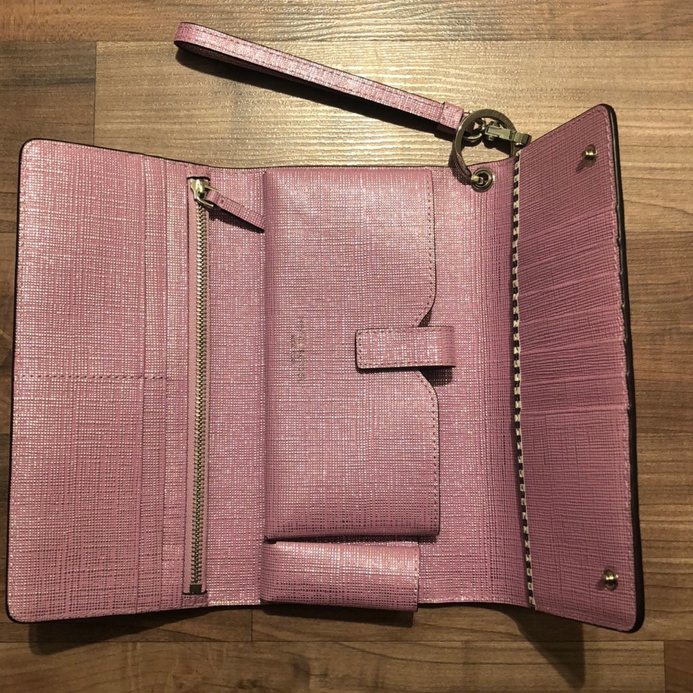 Henri Bendel Uptown Organizer wrist Wallet Clutch_3